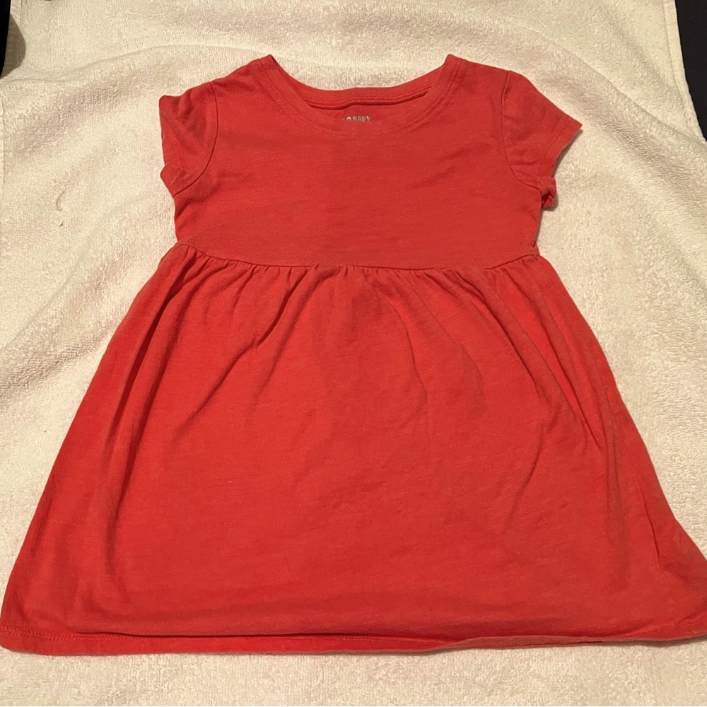 Old navy Orange Short Sleeve Dress size 2T